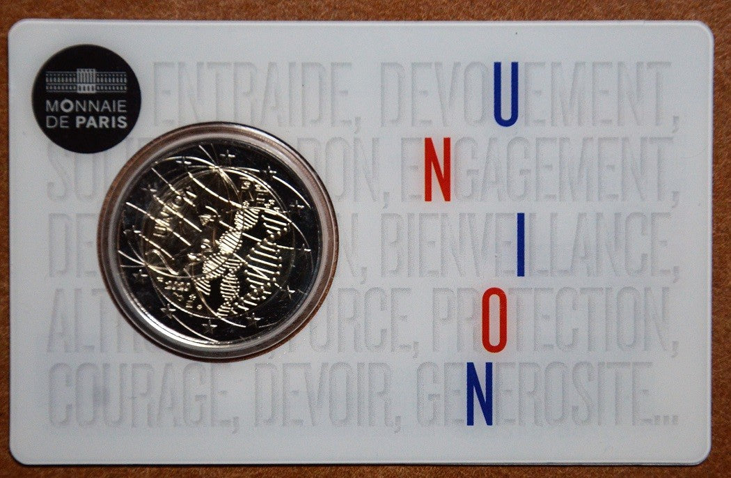2 Euro Franciaország 2020 - Orvosi kutatás: Union (UNC)