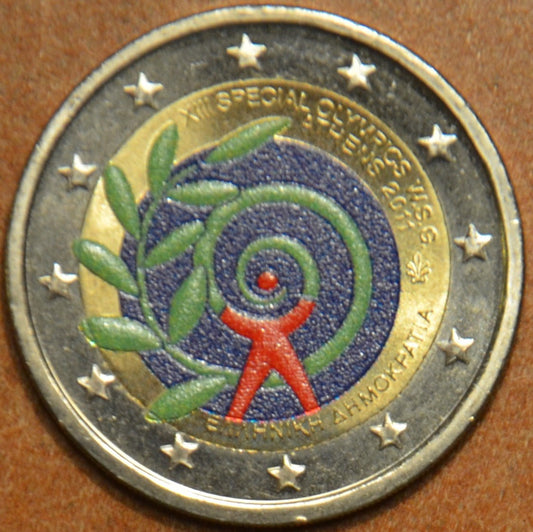 2 Euro Görögország 2011 - Speciális nyári olimpiai játékok Athénban III. (színezett UNC)