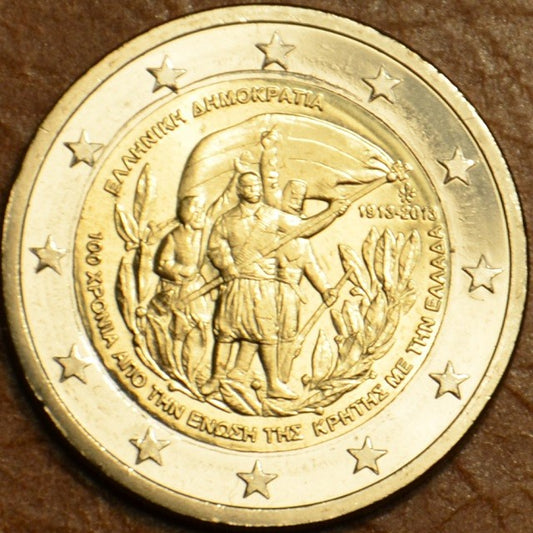 2 Euro Görögország 2013 - Kréta Görögországhoz való kapcsolódásának 100. évfordulója (UNC)