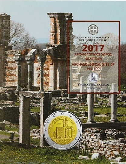 2 Euro Görögország 2017 - Philippi (BU kártya)