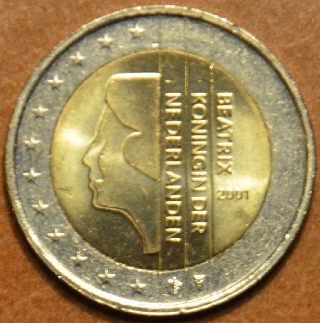2 Euro Hollandia 2001 - Beatrix királynő (UNC)