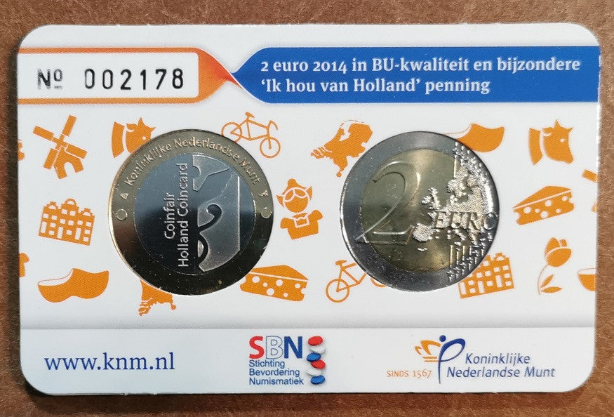 2 Euro Hollandia 2014 - Holland coin fair (BU)