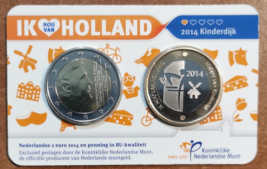 2 Euro Hollandia 2014 - Holland coin fair (BU)