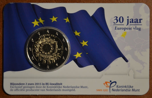 2 Euro Hollandia 2015 - Az európai lobogó 30 éve (BU)