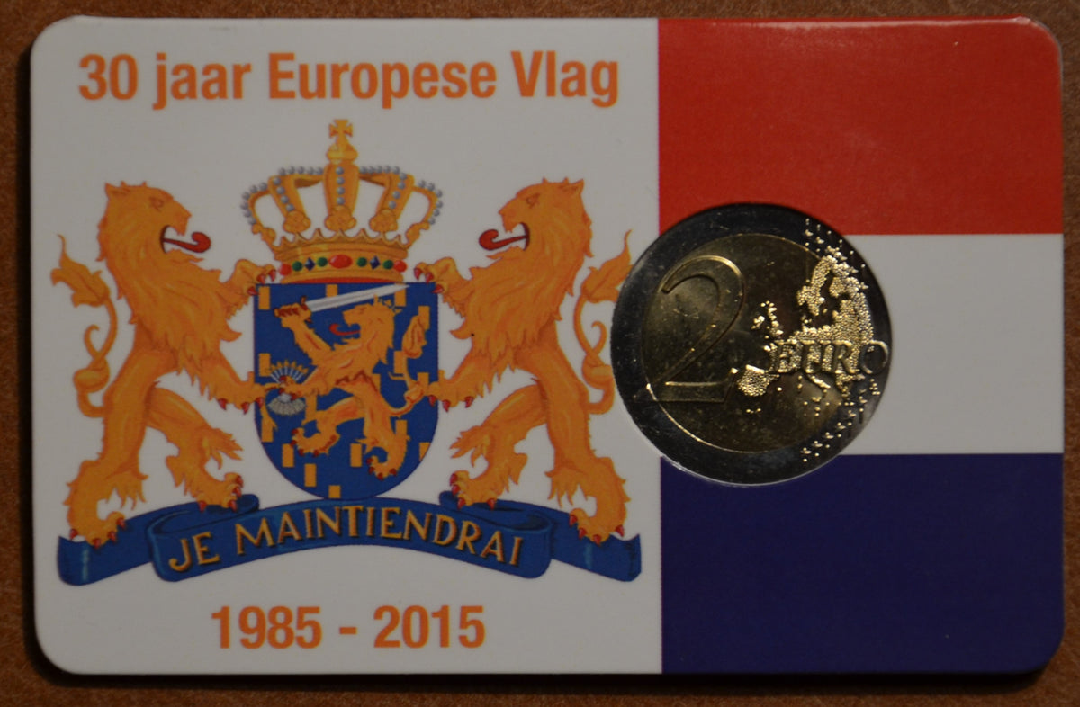 2 Euro Hollandia 2015 - Az európai lobogó 30 éve (UNC)