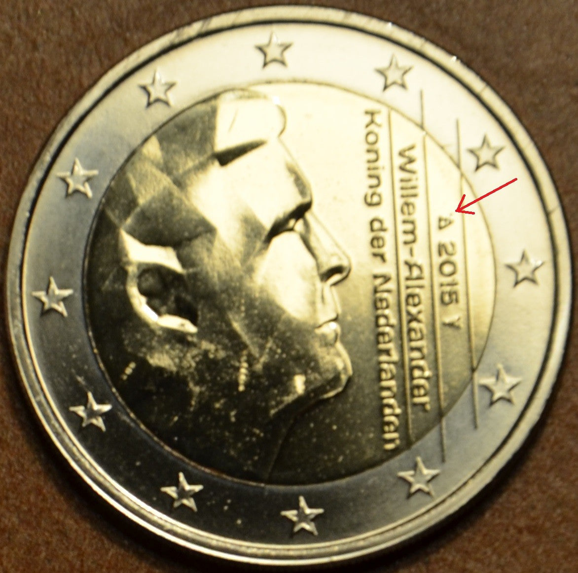 2 Euro Hollandia 2015 - Kees Bruinsma (UNC)
