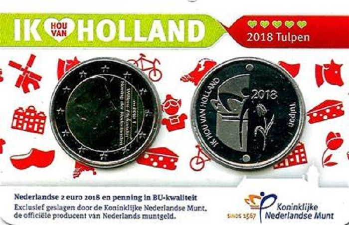 2 Euro Hollandia 2018 - Holland coin fair (BU)
