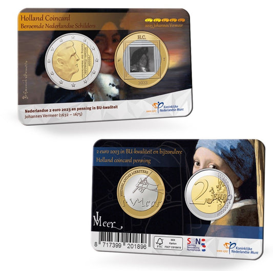 2 Euro Hollandia 2023 - Holland coin fair - Vermeer (BU)