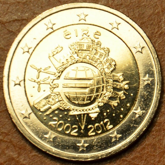 2 Euro Írország 2012 - Az Euro 10. évfordulója (UNC)