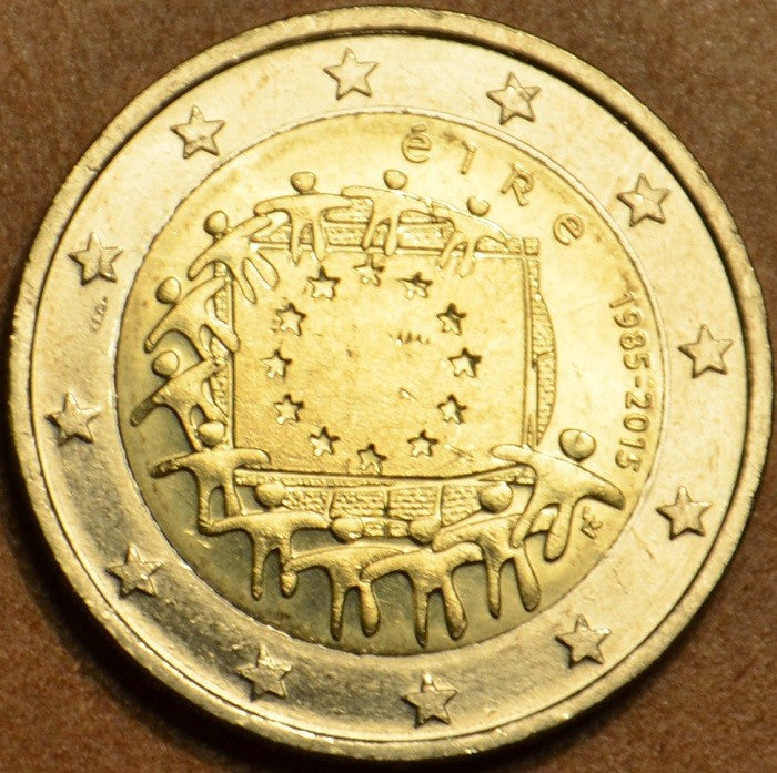 2 Euro Írország 2015 - Az európai lobogó 30 éve (UNC)