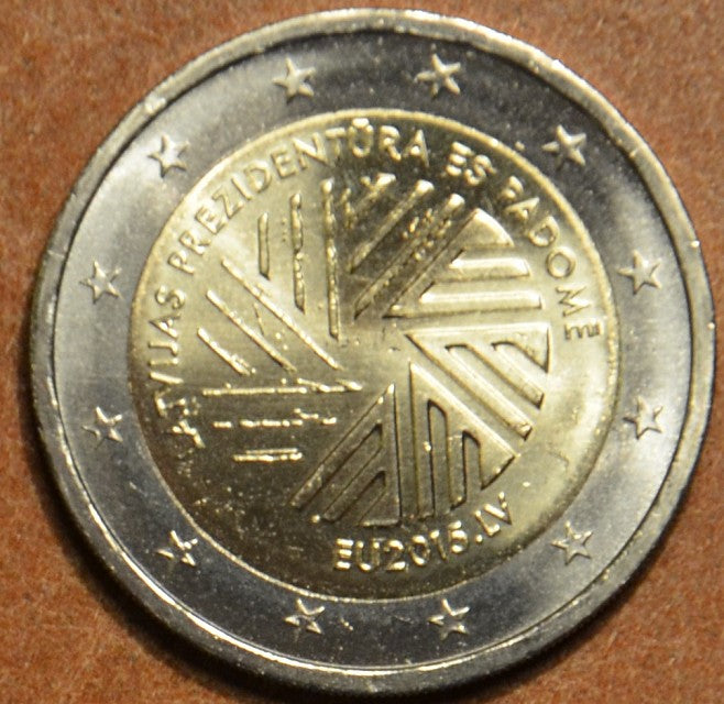 2 Euro Lettország 2015 - Lettország EU elnöksége (UNC)