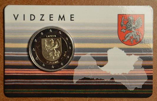 2 Euro Lettország 2016 - A Vidzeme régió (BU)