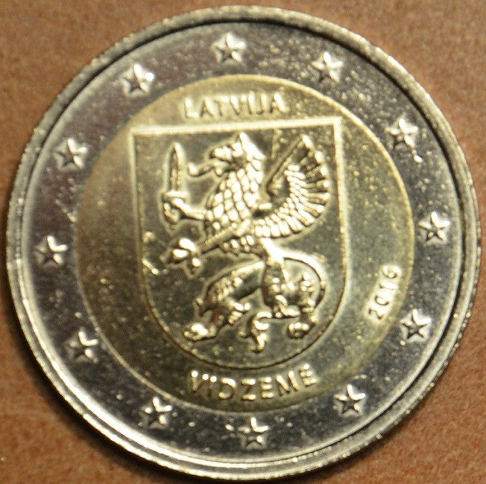 2 Euro Lettország 2016 - A Vidzeme régió (UNC)