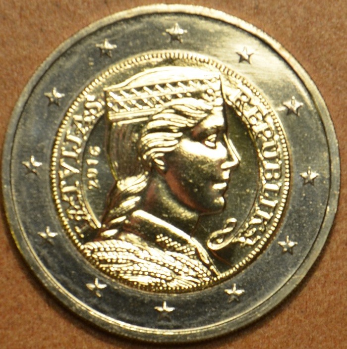 2 euro Lettország 2016 (UNC)