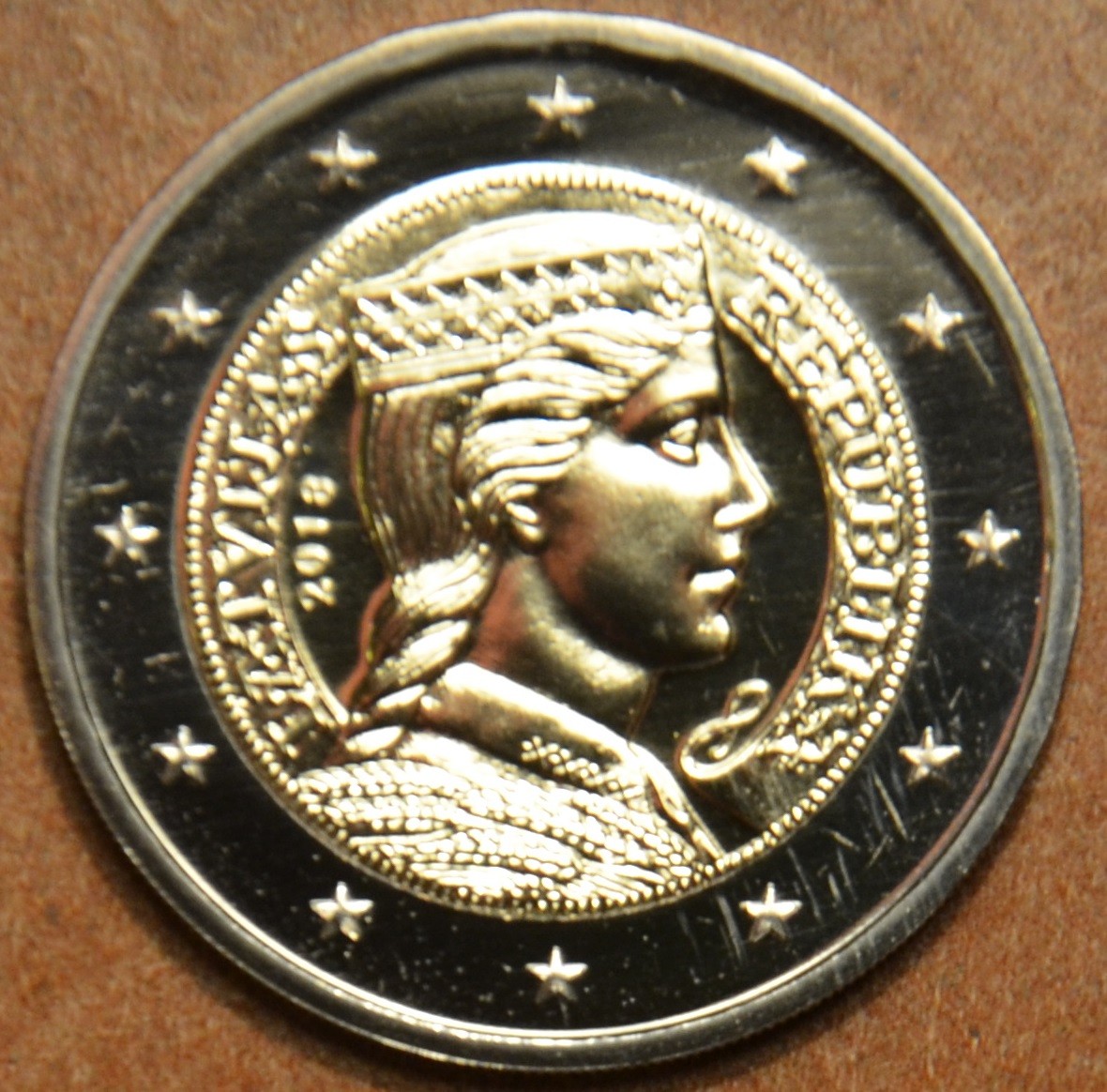 2 euro Lettország 2018 (UNC)