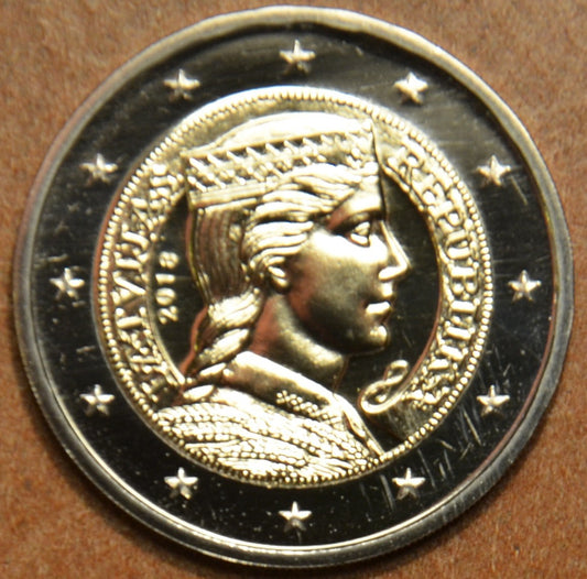2 euro Lettország 2018 (UNC)