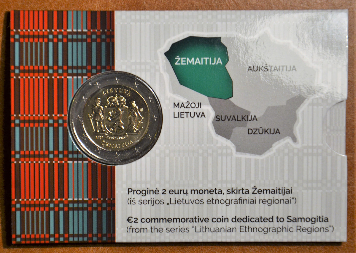 2 Euro Litvánia 2018 - ZEMAITIJA (BU)