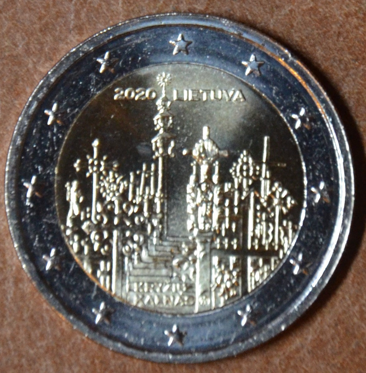 2 Euro Litvánia 2020 - A keresztek hegye (UNC)