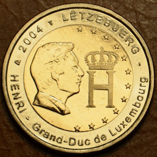 2 Euro Luxemburg 2004 - Henri nagyherceg portréja és monogramja (UNC)