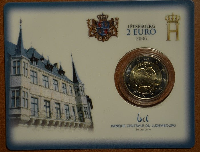 2 Euro Luxemburg 2006 -  Guillaume nagyherceg 25. születésnapja (BU kártya)