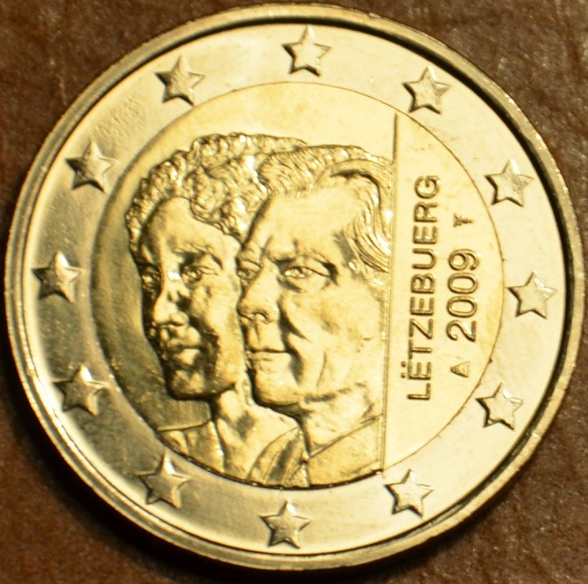 2 Euro Luxemburg 2009 - Charlotte trónra lépésének 90. évfordulója (UNC)