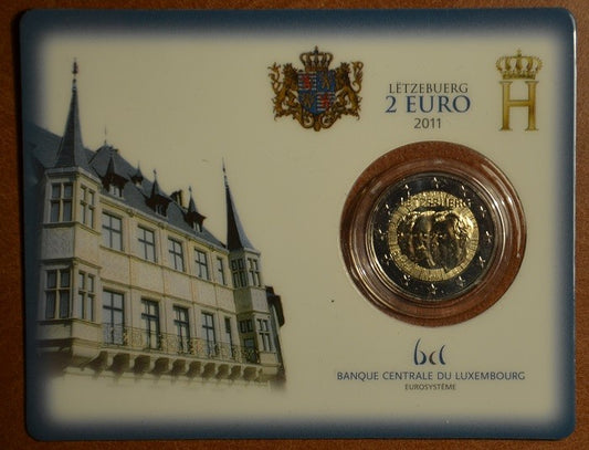 2 Euro Luxemburg 2011 - Jean kinevezésének 50. évfordulója (BU kártya)