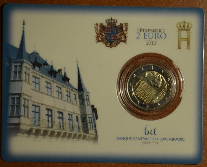 2 Euro Luxemburg 2013 - A nemzeti himnusz (BU kártya)