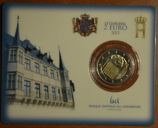 2 Euro Luxemburg 2013 - A nemzeti himnusz (BU kártya)