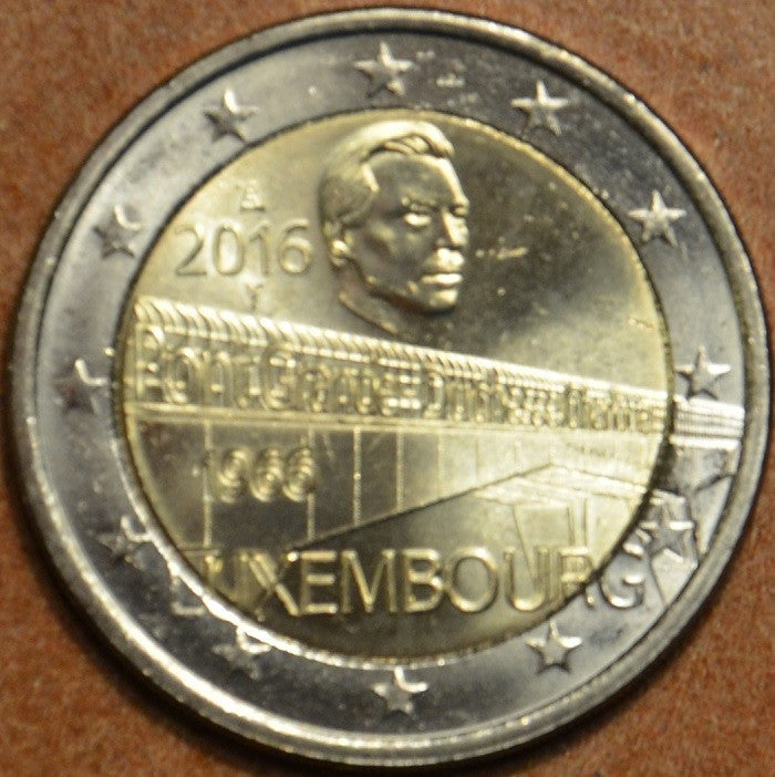 2 Euro Luxemburg 2016 - Charlotte nagyhercegnő hídja (UNC)