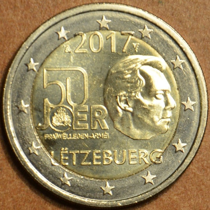 2 Euro Luxemburg 2017 - A katonai szolgálat 50 éve (UNC)