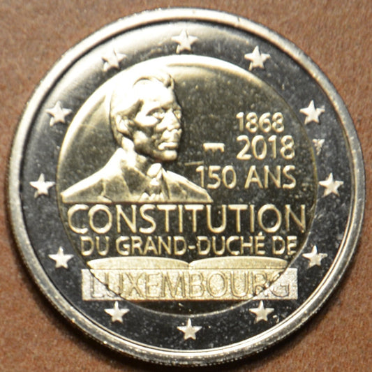 2 Euro Luxemburg 2018 - A luxemburgi alkotmány fennállásának 150. évfordulója  - holland verjegy (UNC)