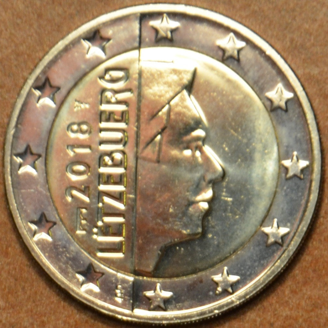 2 Euro Luxemburg 2018 "híd" verjeggyel (UNC)