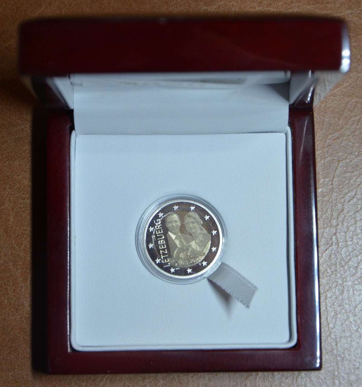 2 Euro Luxemburg 2020 - Károly herceg születése foto/híd verzió (Proof)