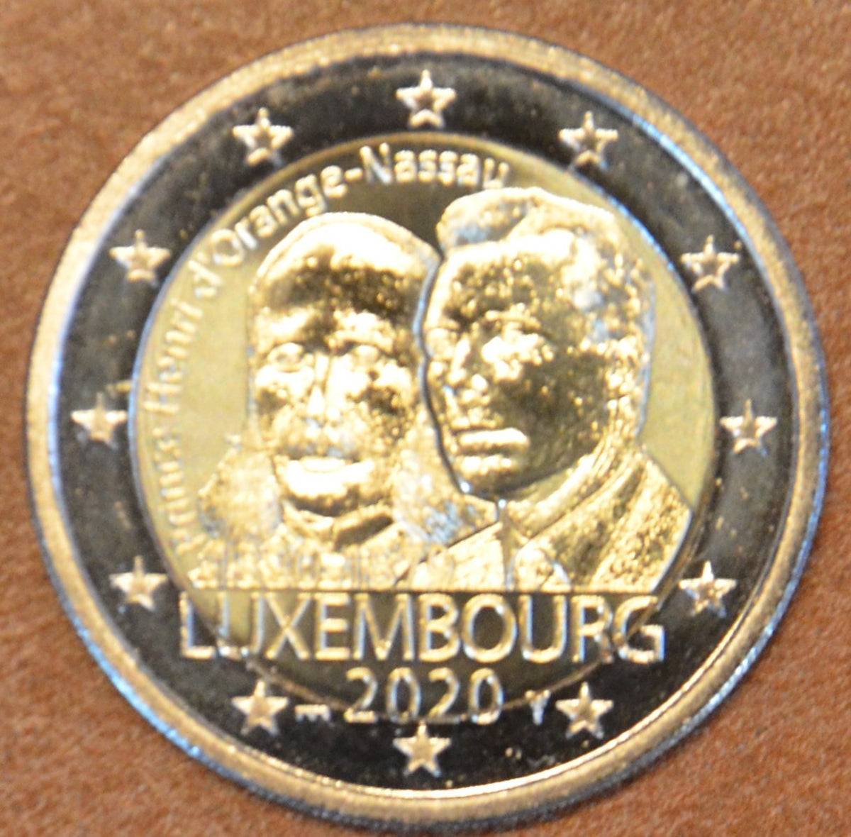 2 Euro Luxemburg 2020 verjeggyel - Prince Henry d'Orange-Nassau (UNC)