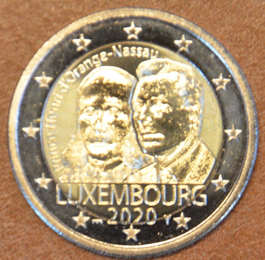 2 Euro Luxemburg 2020 verjeggyel - Prince Henry d'Orange-Nassau (UNC)