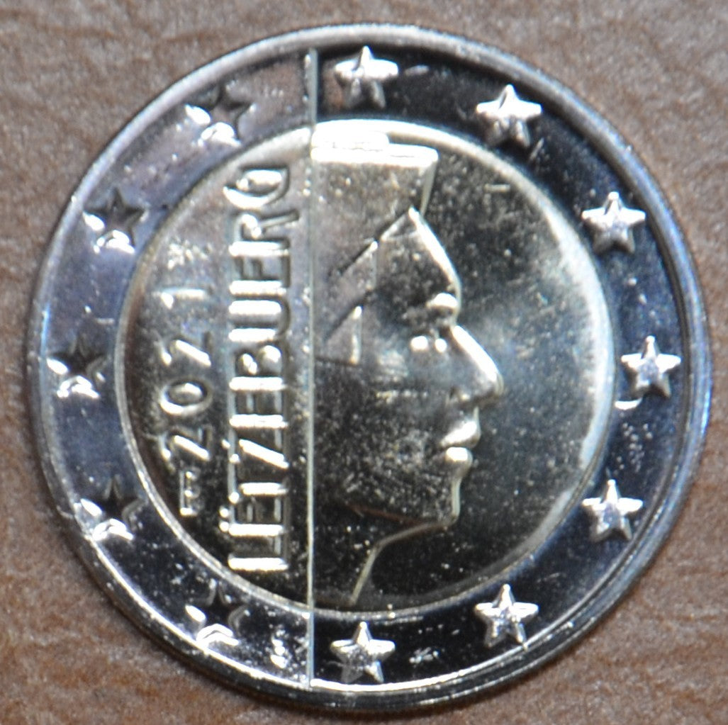 2 Euro Luxemburg 2021 "híd" verjeggyel (UNC)