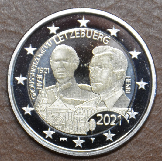 2 Euro Luxemburg 2021 - Jean nagyherceg születésének 100. évfordulója foto/híd verzió (BU)