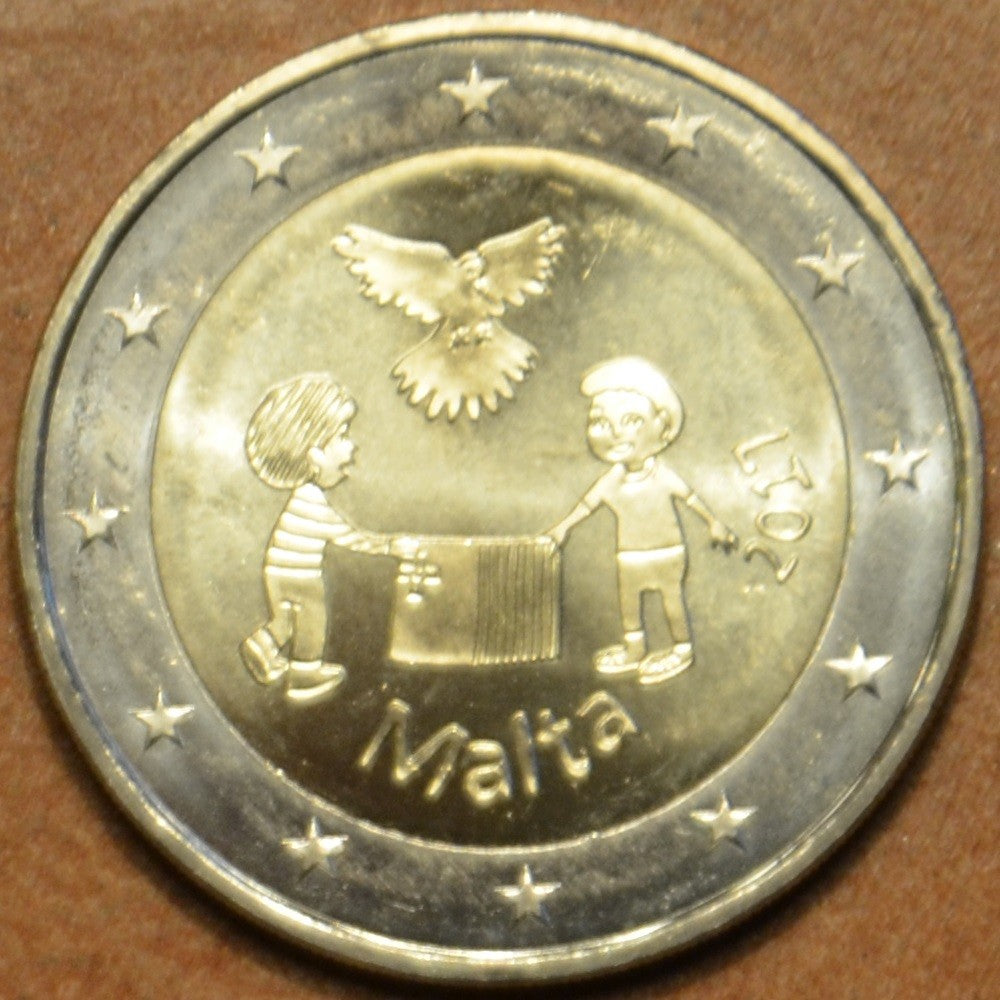 2 Euro Málta 2017 Együttérzés a gyerekekkel (UNC)