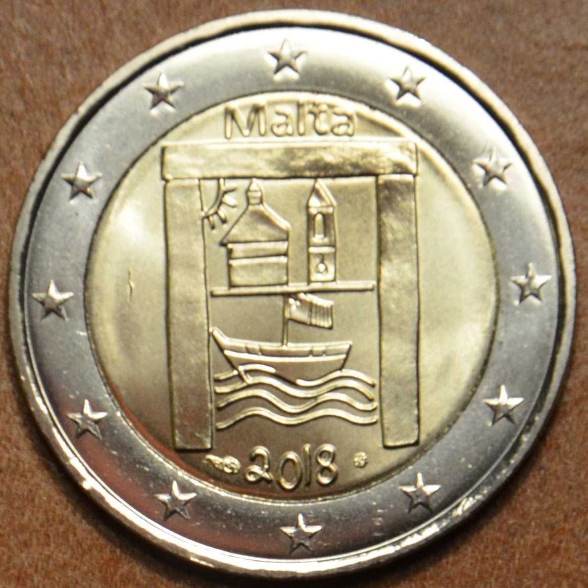 2 Euro Málta 2018 - Kultúrális örökség francia verjeggyel (BU)