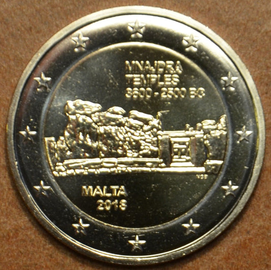 2 Euro Málta 2018 Mnajdra - "F" verjegy (UNC)