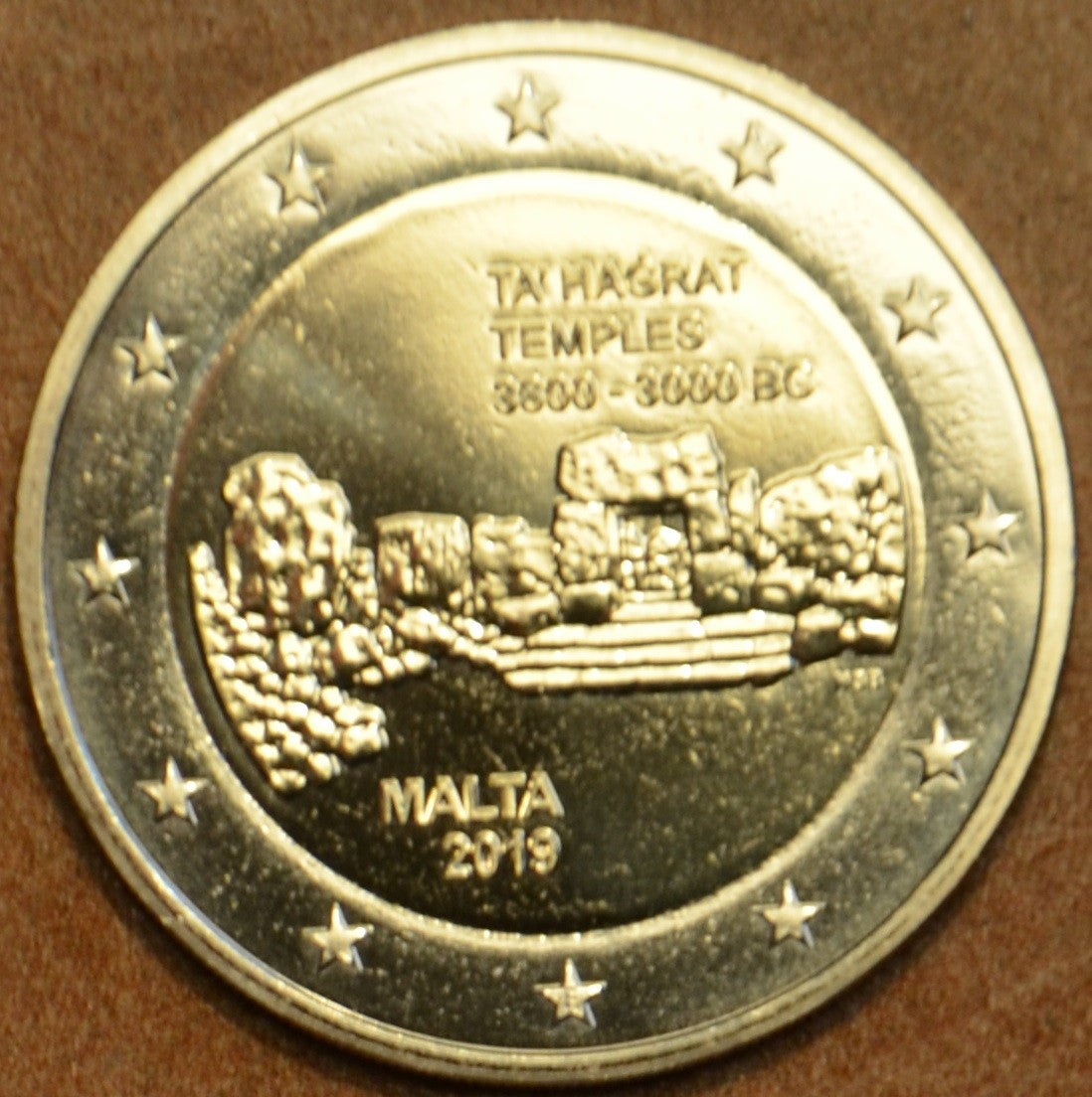 2 Euro Málta 2019 Ta' Hagrat - "F" verjegy (UNC)