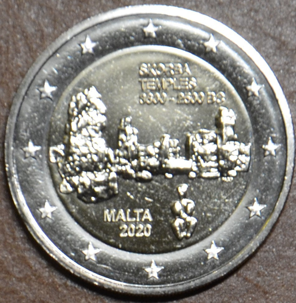 2 Euro Málta 2020 Ta’ Skorba - "F" verjeggyel (UNC)