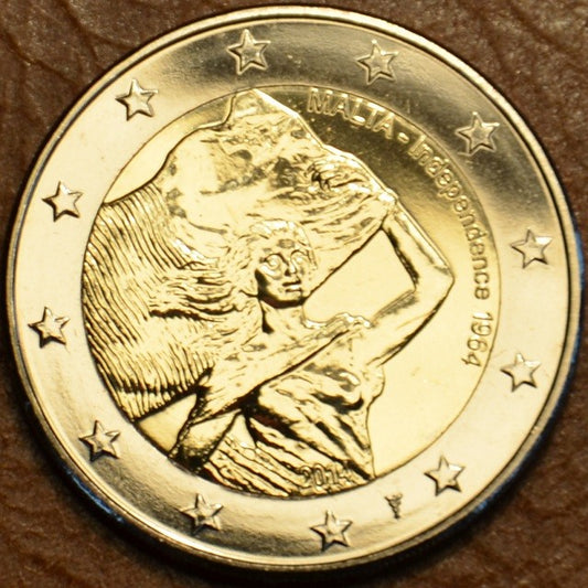 2 Euro Málta - Függetlenség 1964 holland verjegy (UNC)