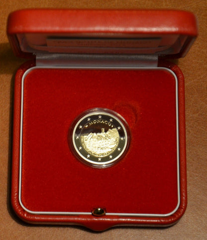 2 Euro Monaco 2015 - A sziklára épült első vár felépítésének 800. évfordulója (Proof)