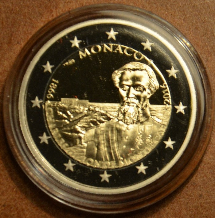 2 Euro Monaco 2016 - III. Károly és Monte Carlo alapításának 150. évfordulója (Proof)