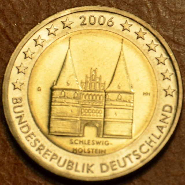 2 Euro Németország 2006 "G" Holstentor Lübeckben / Schleswig-Holstein (UNC)