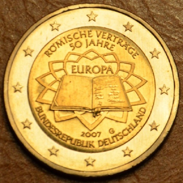 2 Euro Németország 2007  "G" 50 éves a Római szerződés (UNC)