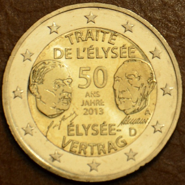 2 Euro Németország 2013  "A" Elyseé Szerzõdés 50. évfordulója (UNC)