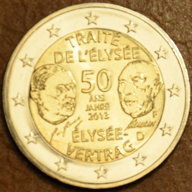2 Euro Németország 2013  "F" Elyseé Szerzõdés 50. évfordulója (UNC)