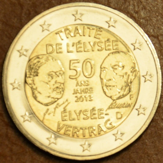 2 Euro Németország 2013  "F" Elyseé Szerzõdés 50. évfordulója (UNC)